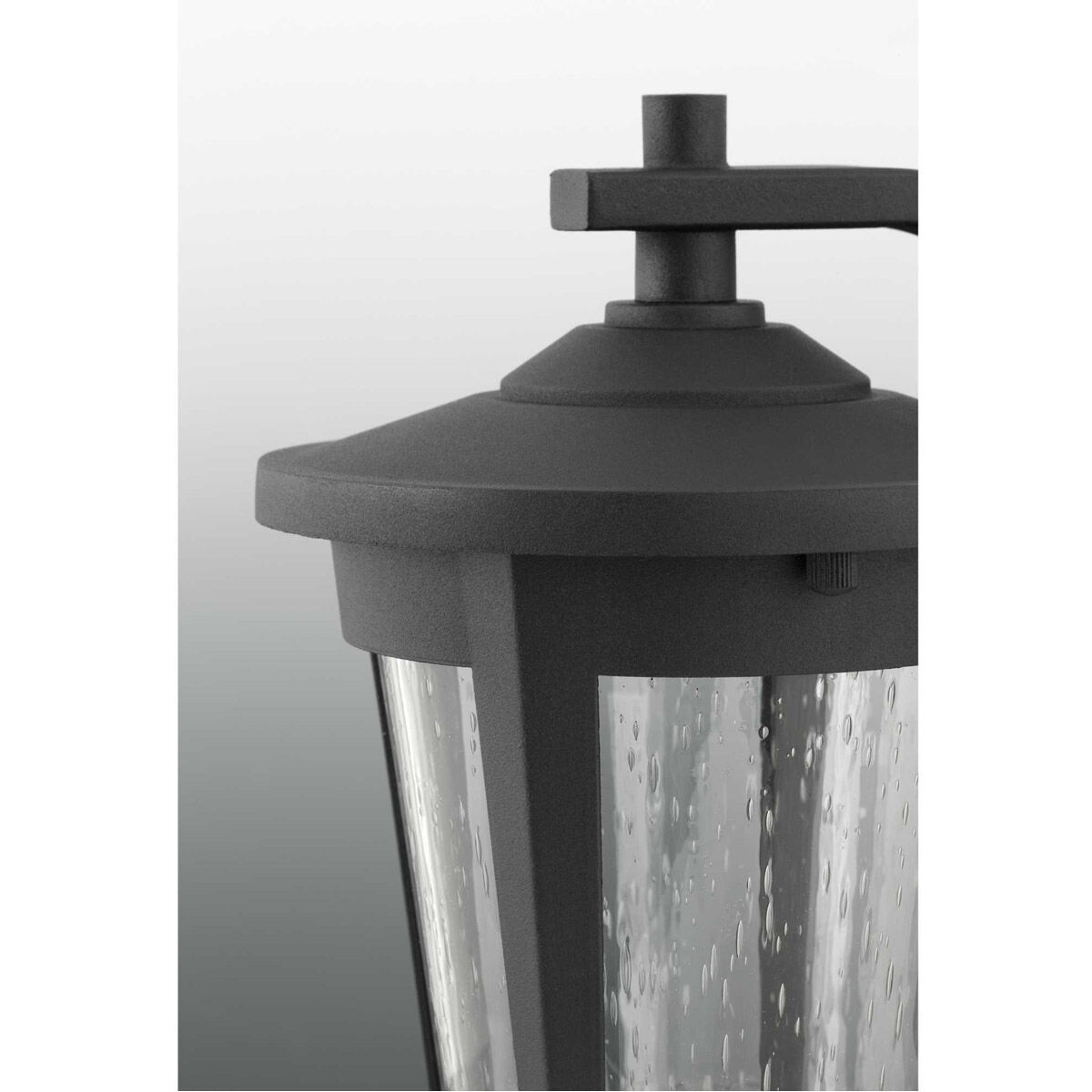 East Haven LED LED 10 inch Textured Black Outdoor Wall Lantern, Medium, Progress LED